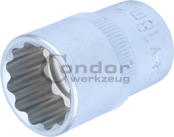 Galvutė 1/2 18mm (12-kampė) Galvutė 1/2 18mm (12-kampė)