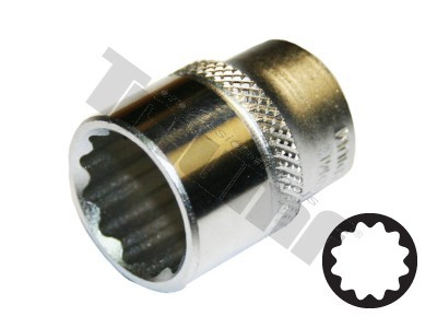 Galvutė CV 3/4 33mm 12-kampė