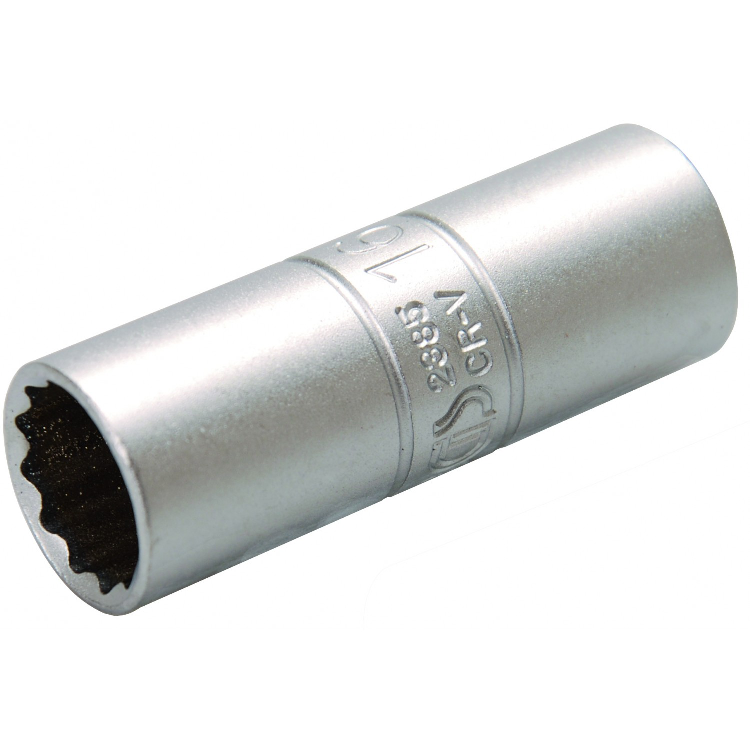 Galvutė žvakėms 1/2" 16mm. 12-kampė Galvutė žvakėms 1/2" 16mm. 12-kampė