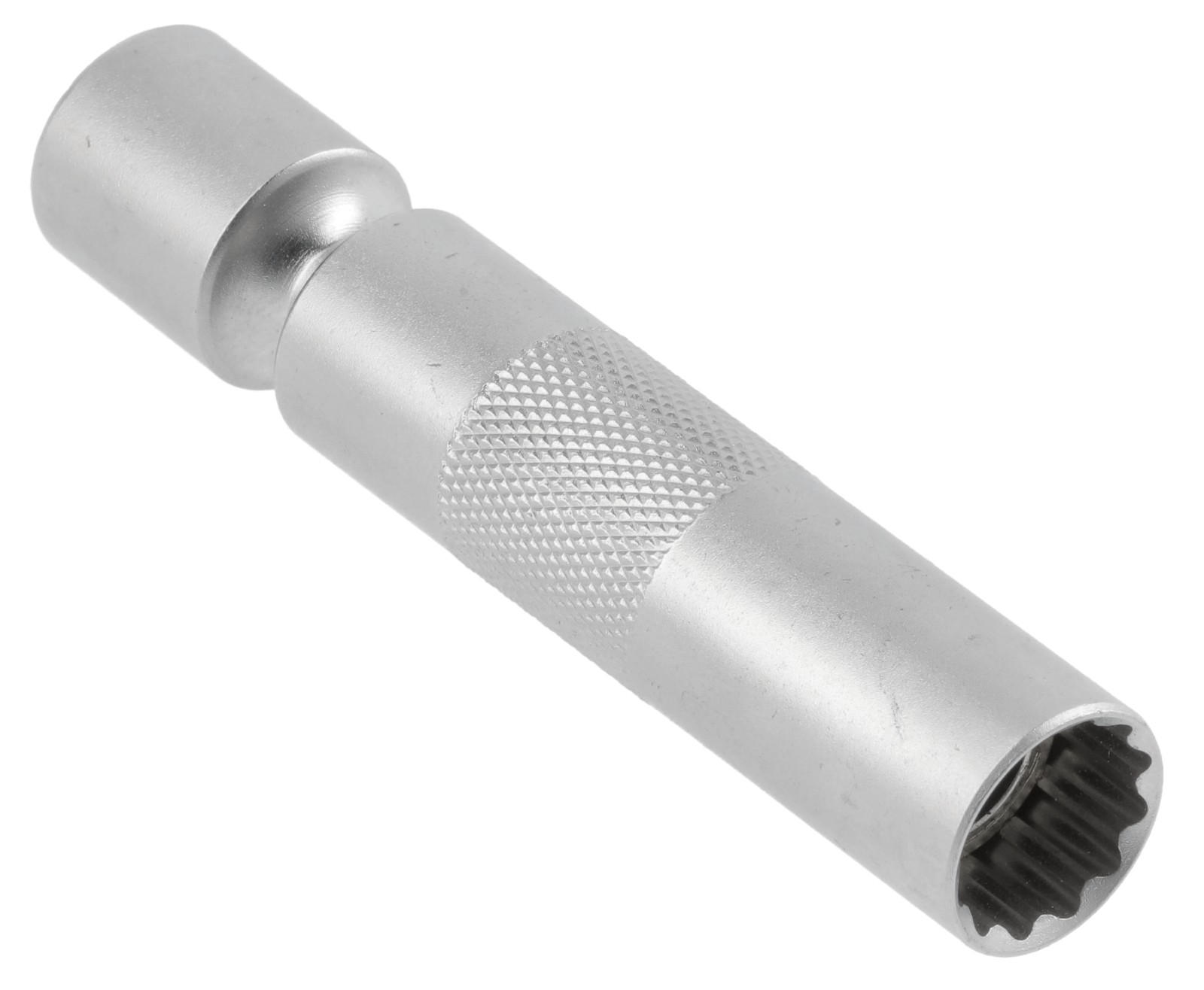 Galvutė žvakėms 3/8" 14mm 12-kamp. bi-hex su šarnyru Galvutė žvakėms 3/8" 14mm 12-kamp. bi-hex su šarnyru