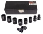 Smūginių 1/2'' galvų komplektas 10-24mm 10vnt.