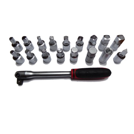 Galvutės 3/8 tepalo išleidimo varžtams atsukti Galvutės 3/8 tepalo išleidimo varžtams atsukti