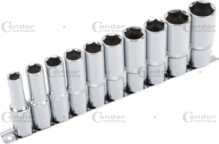 Galvutės 6-kampės 1/2'' ilgos 10-24mm profi Galvutės 6-kampės 1/2'' ilgos 10-24mm profi