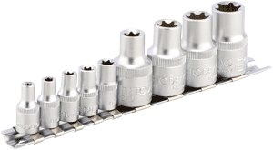 E-profil galvučių rinkinys 1/4 + 1/2 (E4-E16)