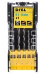 Grąžtai metalui HSS 3-8mm 5vnt
