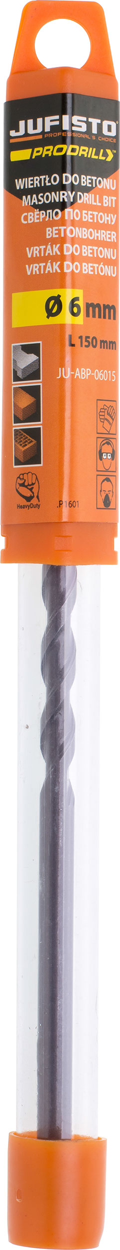 Grąžtas betonui Ø6mm / 150 mm Grąžtas betonui Ø6mm / 150 mm