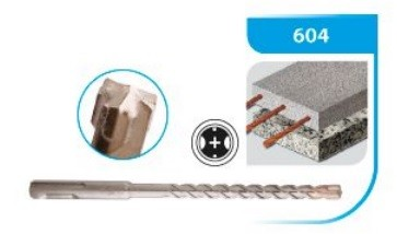 Grąžtas betonui SDS 12*100*160mm profi