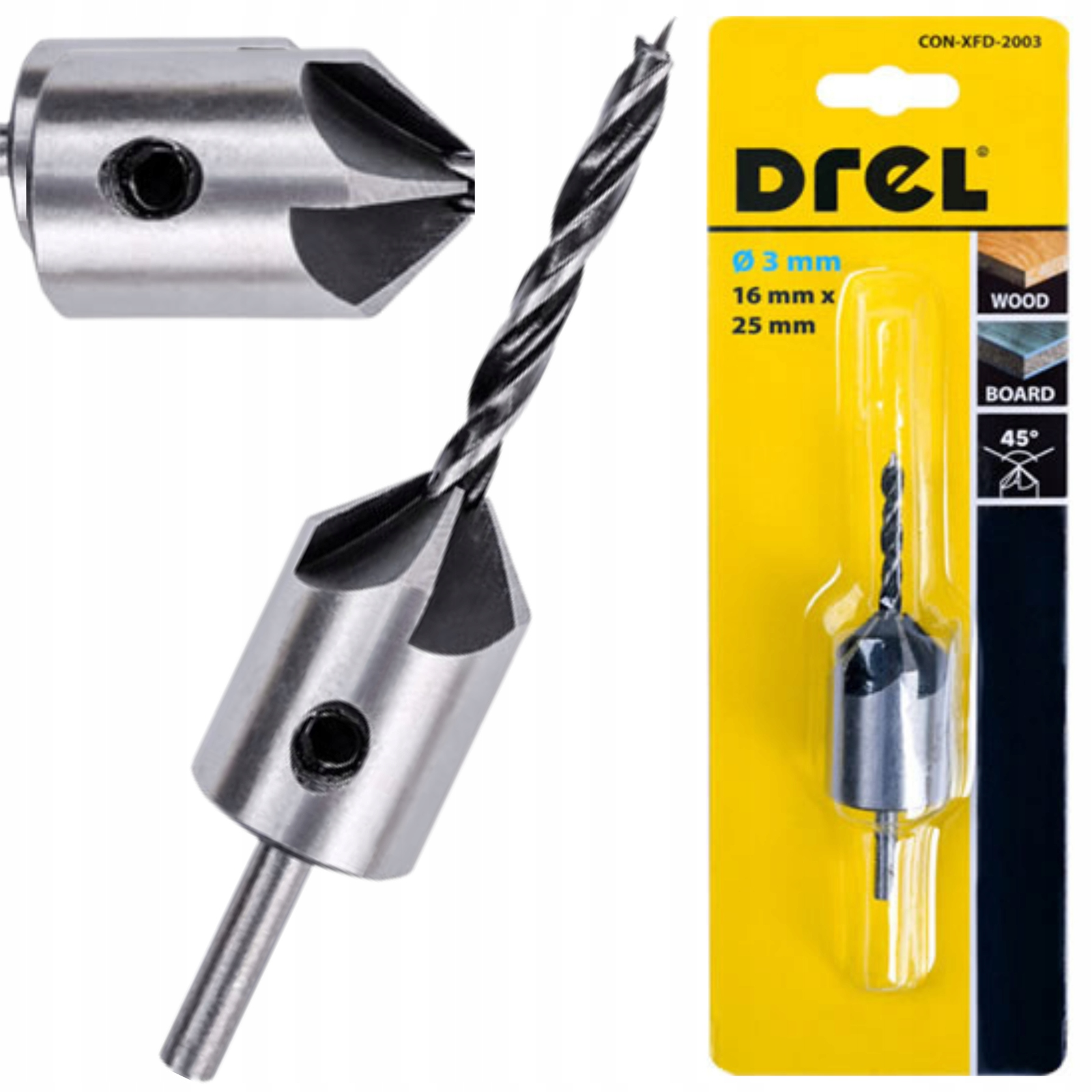 Grąžtas medžiui 4mm Grąžtas medžiui 4mm