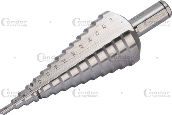 Grąžtas pakopinis metalui 4-30mm Cobalt 5% Grąžtas pakopinis metalui 4-30mm Cobalt 5%