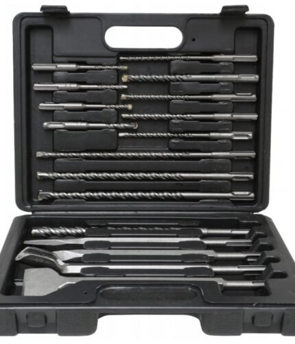 Grąžtų ir kaltų komplektas  SDS PLUS 17vnt.