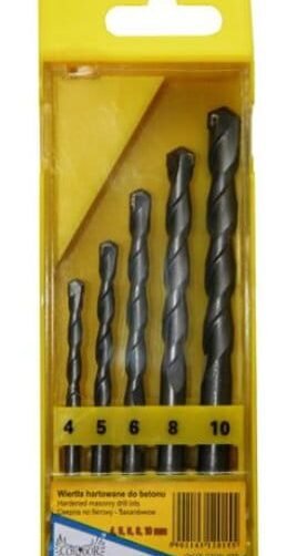 Grąžtų komplektas betonui