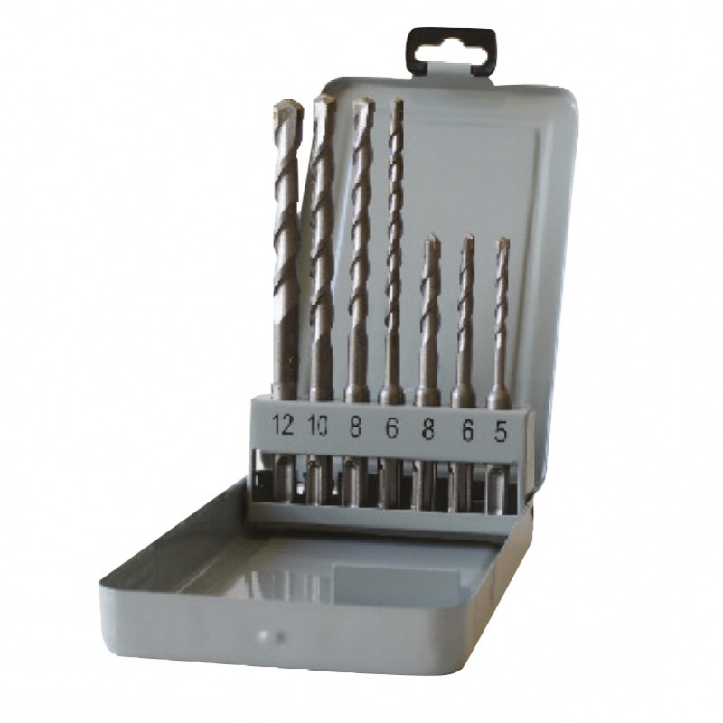 Grąžtų betonui komplektas SDS / 5-12mm Grąžtų betonui komplektas SDS / 5-12mm