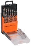 Grąžtų komplektas Cobalt P6M5K5 (1.0-10.0mm)*19