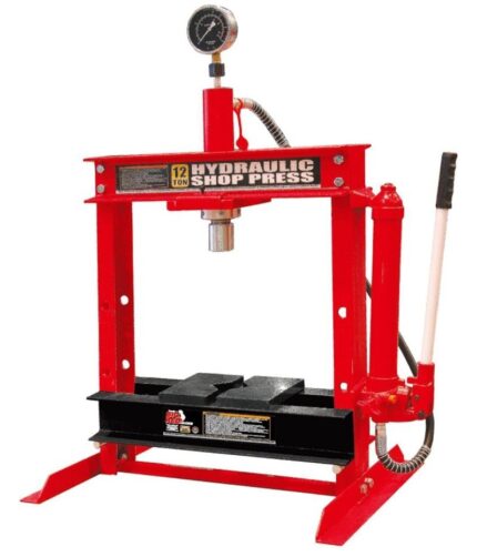 Hidraulinis presas 12Ton su manometru