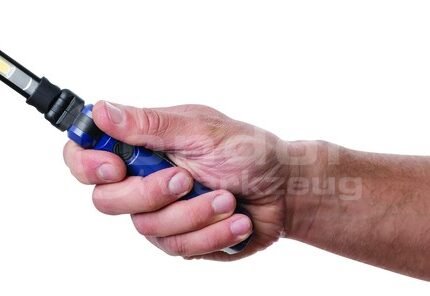 Įkraunama rankinė lempa PROFI 3in1 Mini-Slim COB-LED