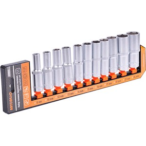 Ilgų galvučių komplektas 1/2" ilgos 6k. (8-24 mm)