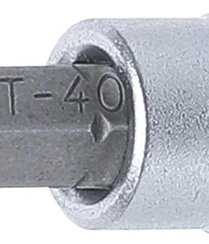 Įpresuotas 1/4 antgalis T25 su skyle