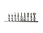 Įpresuotų 1/4 TORX antgalių rinkinys 9 vnt.