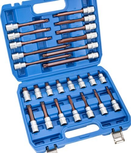 Įpresuotų Spline CV 1/2''antgalių rinkinys M6-M16 26vnt.