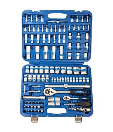 Įrankių komplektas 1/4+1/2 108dalių (6-kamp.)