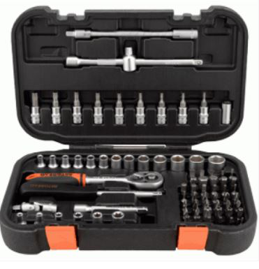 Įrankių komplektas 1/4" 76dalių