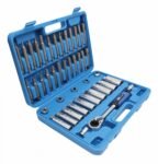 Įrankių komplektas amortizatoriams 1/2" 43dalių