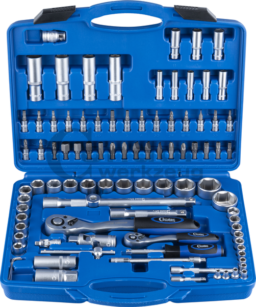 Įrankių komplektas profi 1/4"+1/2" 6-kampų 94vnt. Įrankių komplektas profi 1/4"+1/2" 6-kampų 94vnt.