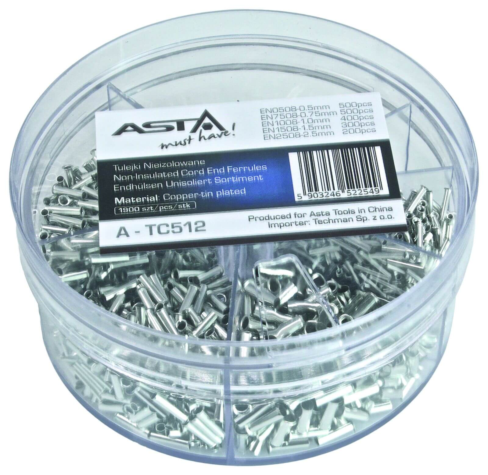 Kabelių movos neizoliuotos 1900 vnt. Kabelių movos neizoliuotos 1900 vnt.