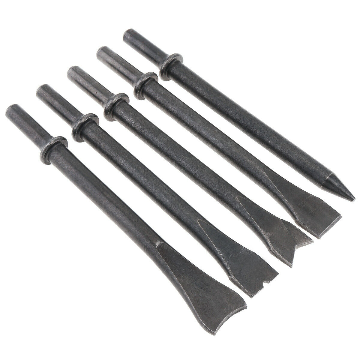 Kaltai pneumatiniam plaktukui 5vnt. / 175mm ilgio Kaltai pneumatiniam plaktukui 5vnt. / 175mm ilgio