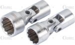 Kardaninės jungtys 3/8" 12-kampų 16/18mm pavarų dėžei