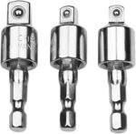 Kardaninių jungčių komplektas 1/4+3/8+1/2" 360°