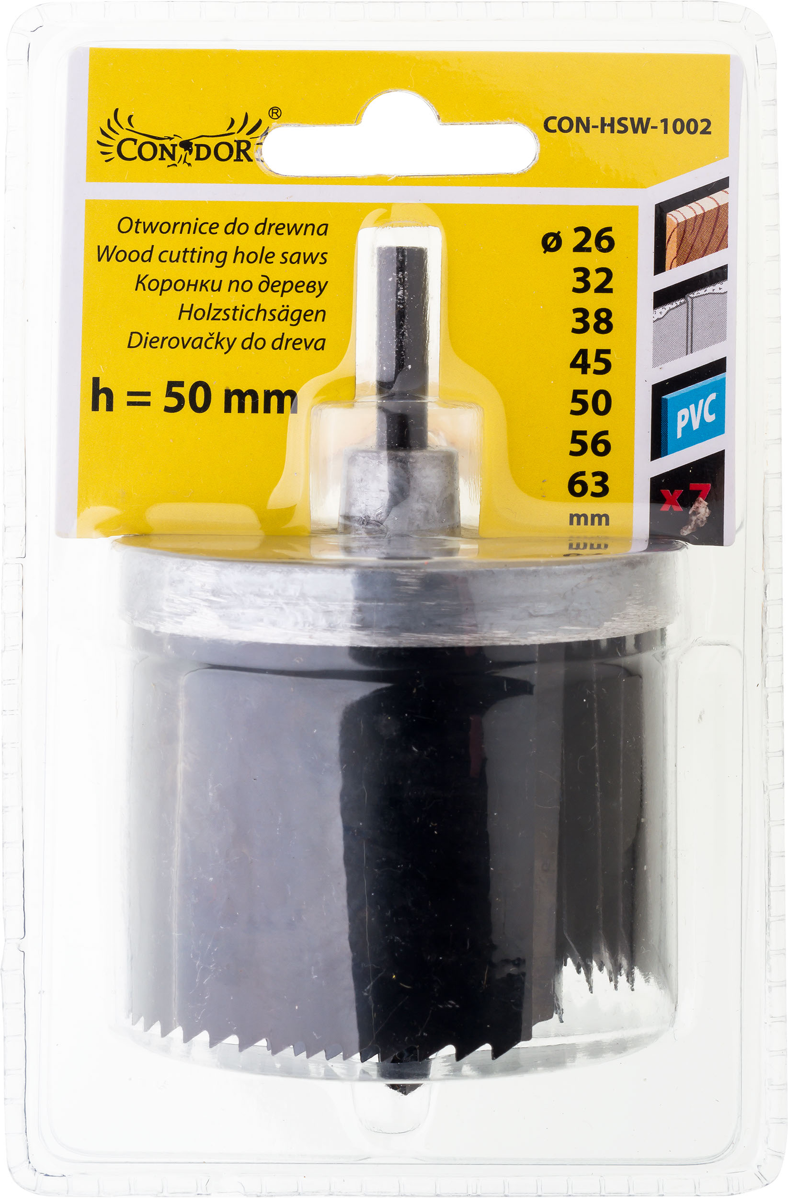 Karūnėlės medžiui 26-63 mm *7 Karūnėlės medžiui 26-63 mm *7