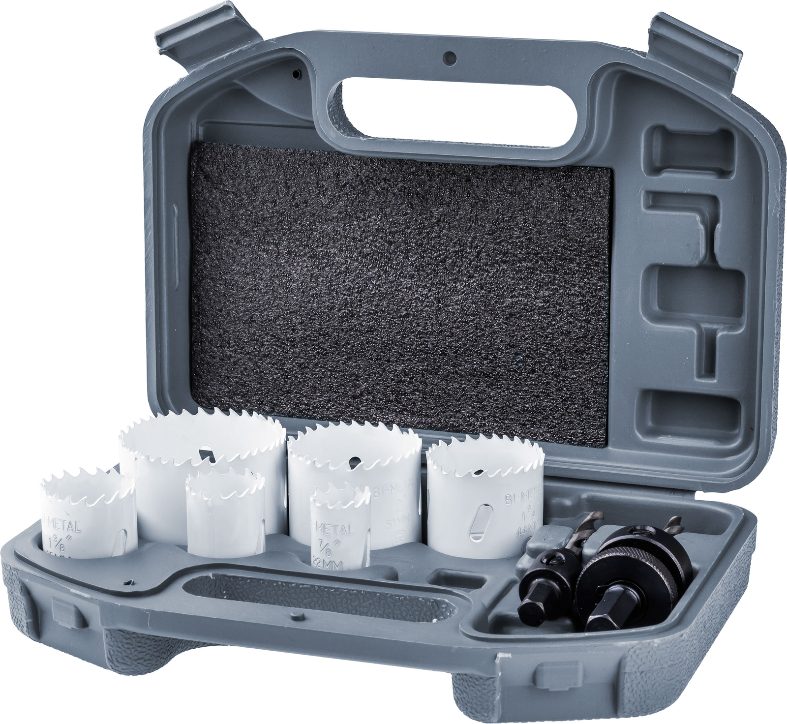 Gręžimo karūnų komplektas BI-metal 19-57 mm Gręžimo karūnų komplektas BI-metal 19-57 mm