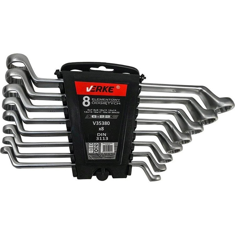 Kilpiniai raktai CV DIN3113 6-22mm 8 dalių Kilpiniai raktai CV DIN3113 6-22mm 8 dalių