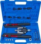 Kniediklis aliuminėm ir plieninėm kniedėms + srieginėms kniedėms M4-M10