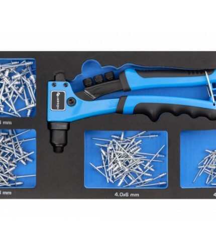 Kniediklis su kniedėmis su dėklu vežimėliui