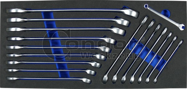 Kombinuotų raktų k-tas (2135/17) 6-24mm / su dėklu vežimėliui 17 dalių Kombinuotų raktų k-tas (2135/17) 6-24mm / su dėklu vežimėliui 17 dalių