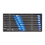 Kombinuotų raktų komplektas (6-21mm) / su dėklu vežimėliui