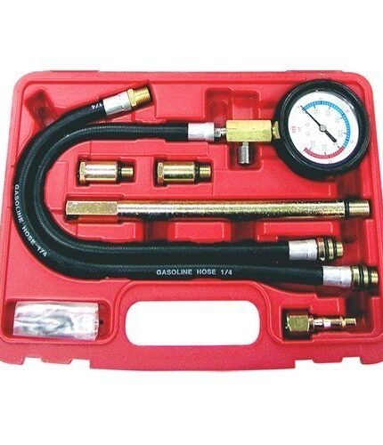 Kompresijos matuoklis benzinui su adapteriais