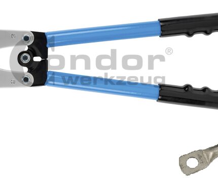 Kontaktų presavimo replės 390mm su šešiakampiu profiliu / 6-50mm²
