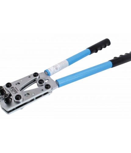 Kontaktų presavimo replės 390mm su šėšiakampiu profiliu 6-50mm²