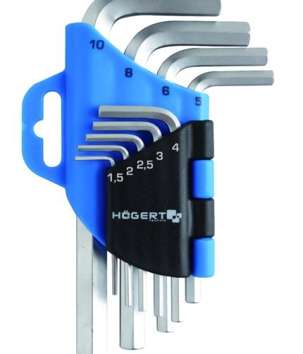 L-formos 6-kampių HEX komplektas