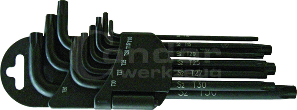 L-formos lenktų TORX komplektas su magnetu L-formos lenktų TORX komplektas su magnetu