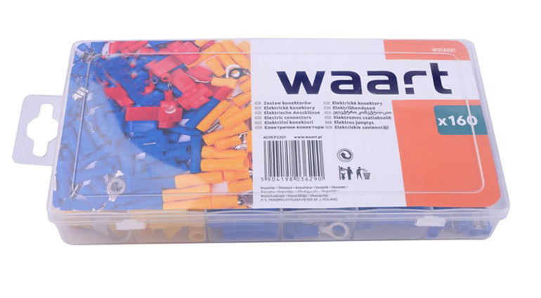 Laidų antgalių komplektas 160vnt. Laidų antgalių komplektas 160vnt.