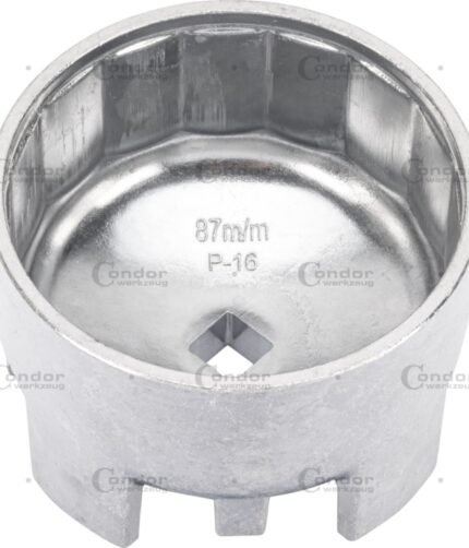 Lėkštutė tepalo filtrui 1/2" 87mm 16kampų