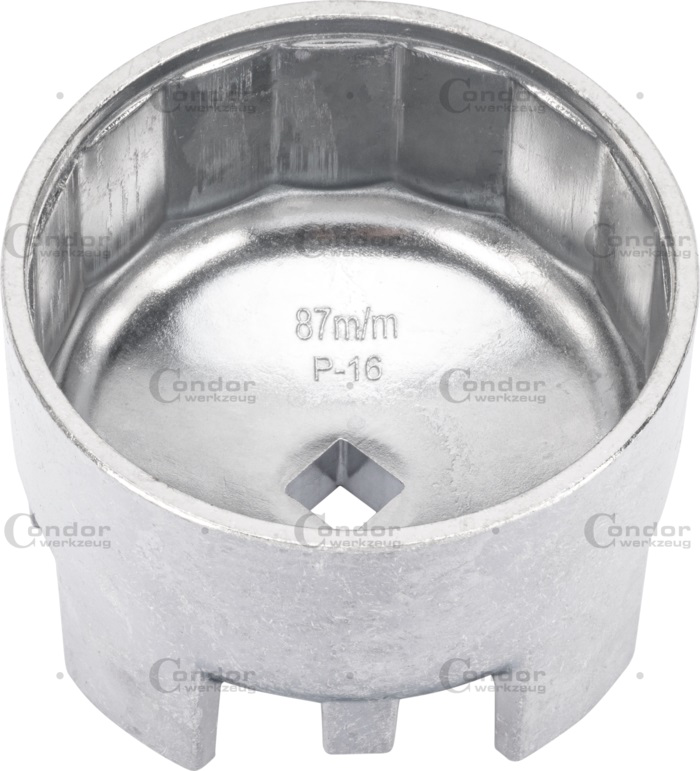 Lėkštutė tepalo filtrui 1/2" 87mm 16kampų Lėkštutė tepalo filtrui 1/2" 87mm 16kampų