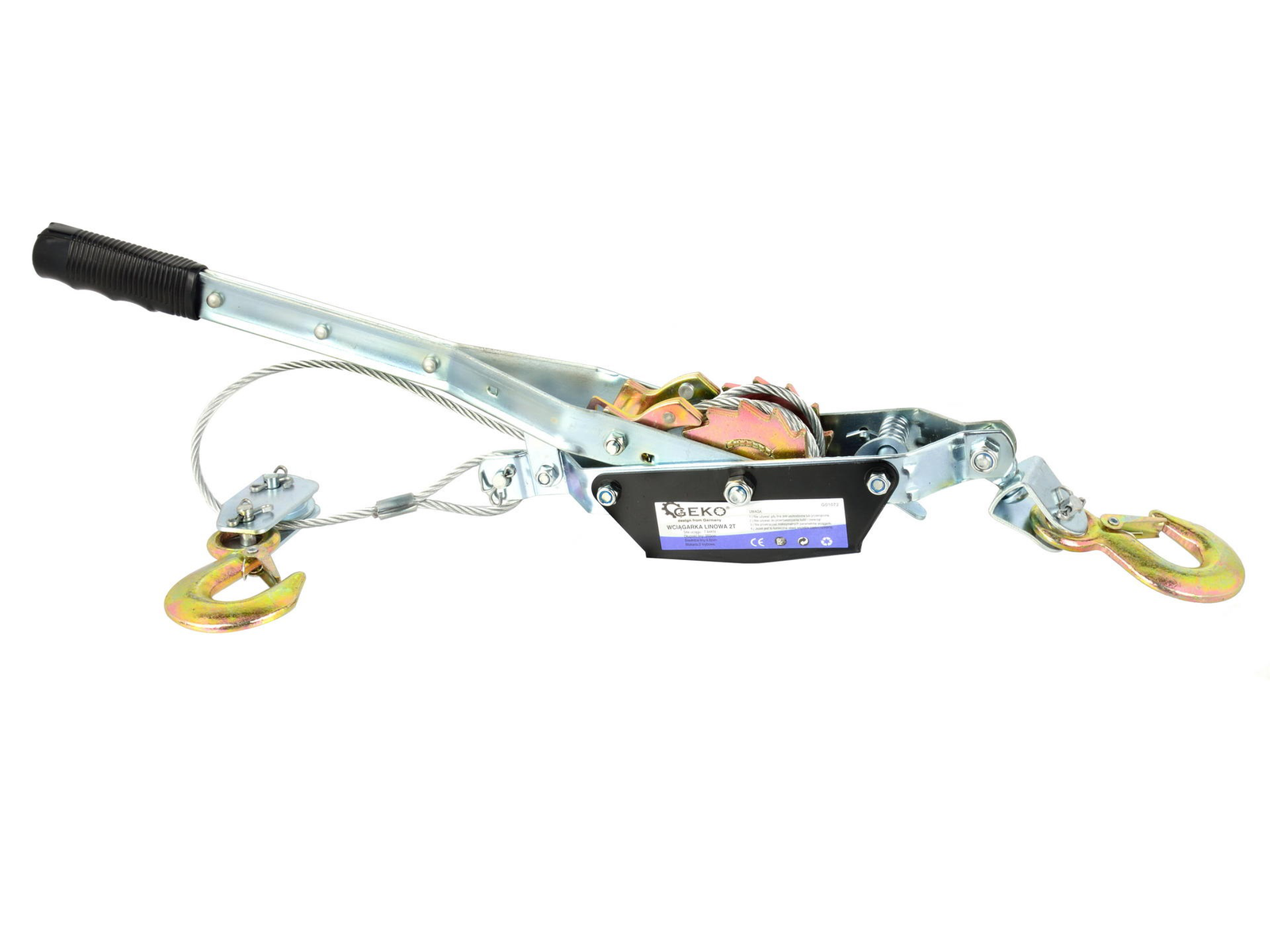 Lyninė gervė 2T su dvigubu krumpliaračiu Lyninė gervė 2T su dvigubu krumpliaračiu