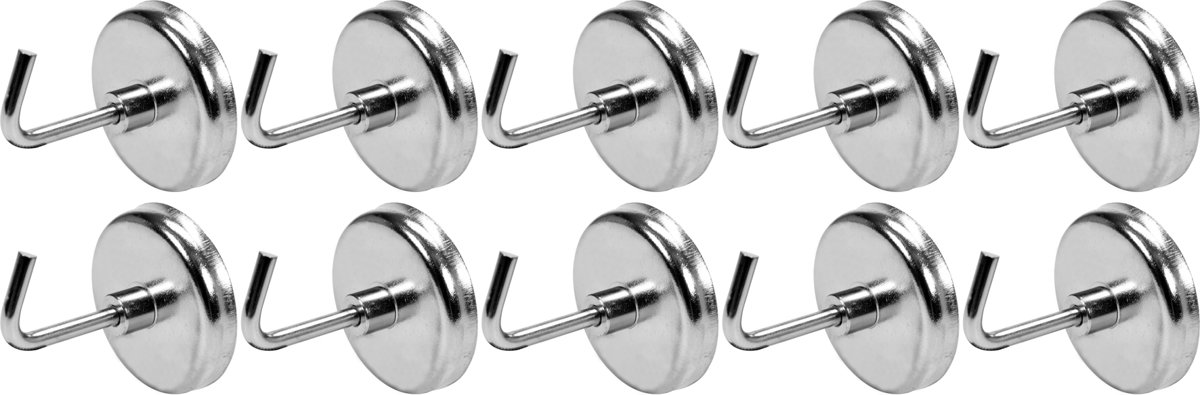 Magnetinių kabliukų komplektas / 10vnt. Magnetinių kabliukų komplektas / 10vnt.