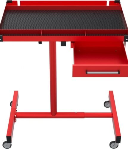 Mobilus reguliuojamas teleskopinis stalas su stalčiumi