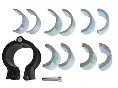 Mounting tool for slotted bushings